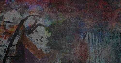 Graffiti Hintergrund mit Sachsenmoped Logo