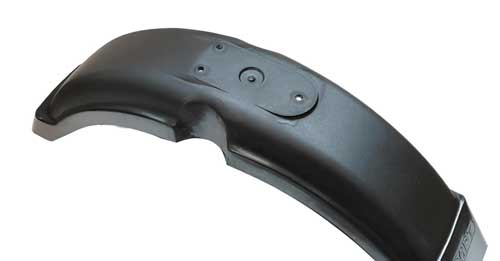 Kotflügel Enduro aus Plaste für vorn in schwarz