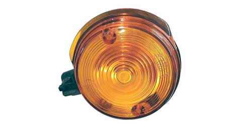 2x Blinker mit E-Zeichen Ø 80 mm