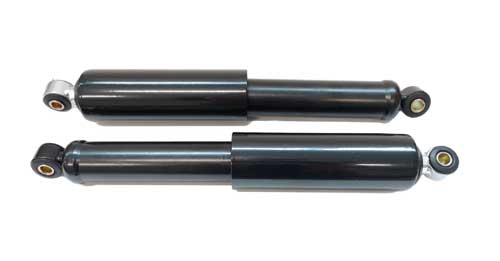 SET Stoßdämpfer 345 mm verstellbar schwarz für Simson S51 S50 KR51 Schwalbe